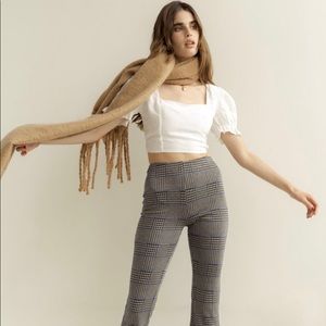 Urban Outfitters plaid flare pants